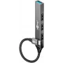 Goobay Slim 4-porttinen USB-keskitin, USB-C™–USB-A, USB 3.2 (74457)