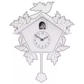 NeXtime kello 2999 Cuck a Do It Yourself, 40 x 55 cm, seinäkello, valkoinen