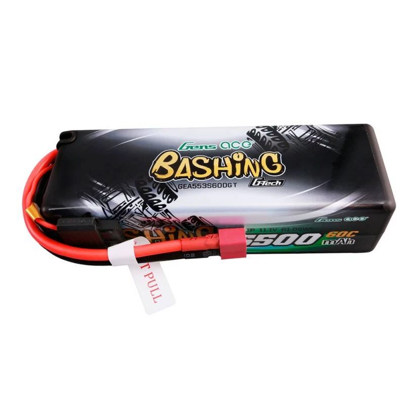 Gens ace G-Tech 5500mAh 11.1V 3S1P 60C HardCase 15# autoakku
