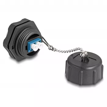 DeLOCK kuituliitin LC Duplex Singlemode IP68 vedenpitävä