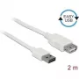 USB-kaapeli DeLOCK 85200 USB 2.0 2 m valkoinen