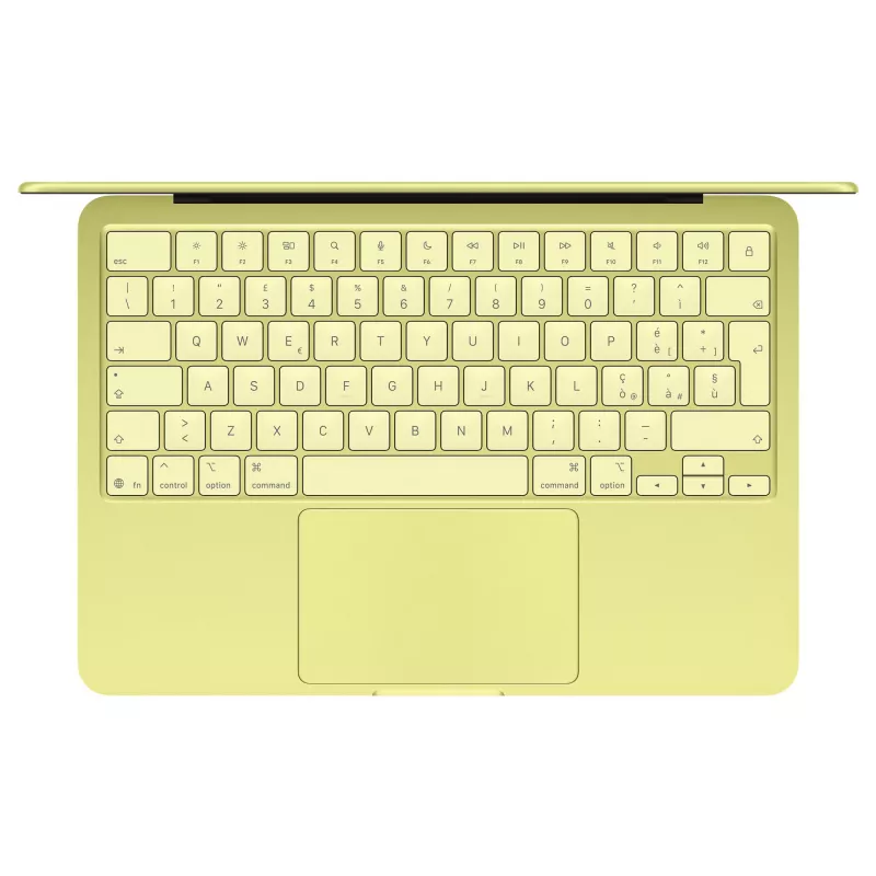 Apple MacBook Neo A18 Pro -siru 6-ytiminen CPU ja 5-ytiminen GPU, 8 GB, 256 GB SSD - Citrus
