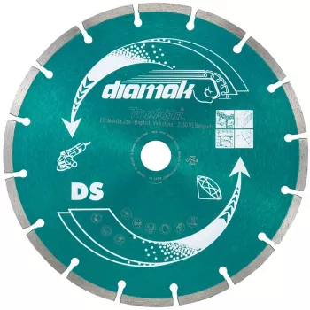 Makita Diamak - timanttikatkaisulaikka - betonille, marmorille, liuskekivelle, pehmeälle tiilelle, sementtiharkolle - 115 mm (D-61123)