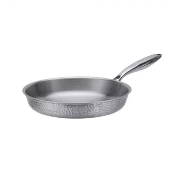 Yleispaistinpannu RESTO Crater pyöreä ruostumattomasta teräksestä 24 cm