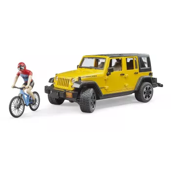 Jeep-lelu BRUDER 02543 maastopyöräily- ja pyöräilyaiheeseen, ABS, monivärinen, 4 vuodesta alkaen