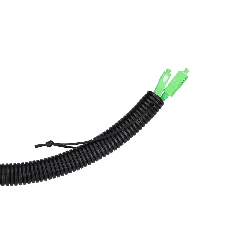 Extralink patchkaapeli 2J SC/APC-SC/APC yksimuotokaapeli ulkokäyttöön duplex G657A2 25 m