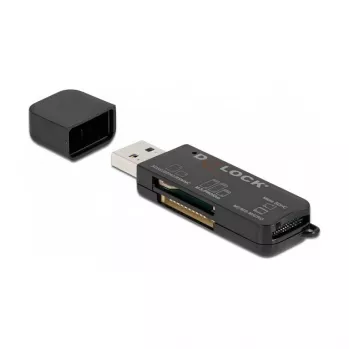 Kortinlukija DeLOCK SuperSpeed USB SD Micro SD MS