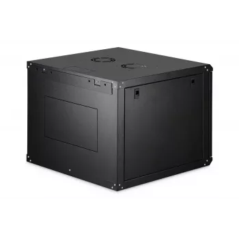 Seinäkiinnitteinen verkkokaappi DIGITUS Dynamic-N 9HE 19 tuumaa 600x600 mm, IP20, avainlukko, kokoamaton
