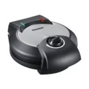 Severin WA 2103 -vohvelirauta 4 vohvelille 1200 W musta, hopea