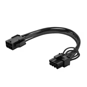 Savio AK-49 6-pin 8-pin PCI-Express-virtakaapeli 0,18 m musta
