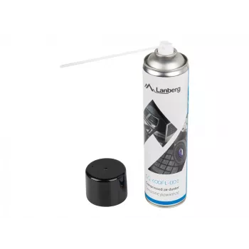 Paineilmasuihke LANBERG CG-600FL-001 — 600 ml, PC:n puhdistukseen, musta/sininen/valkoinen