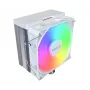 Montech NX400 White ARGB prosessorin ilmajäähdytin, 120 mm, usean kannan tuki, valkoinen