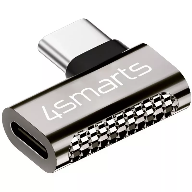 Kaapeliadapteri 4smarts 540464 USB-C – USB-C hopea