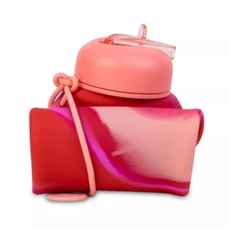 COOLPACK silikonijuomapullo Pump 600 ml tyttö pinkki