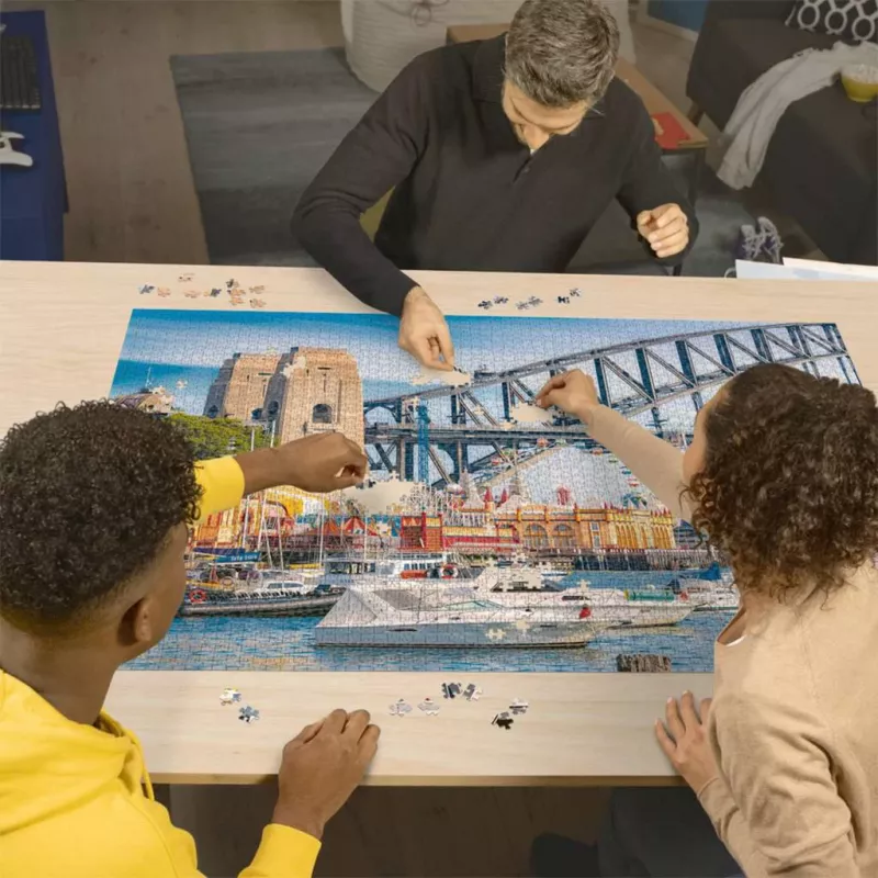 Palapeli Ravensburger Secret Sydney 3000 palaa – panoraamakaupunkikuva 3000 palaa