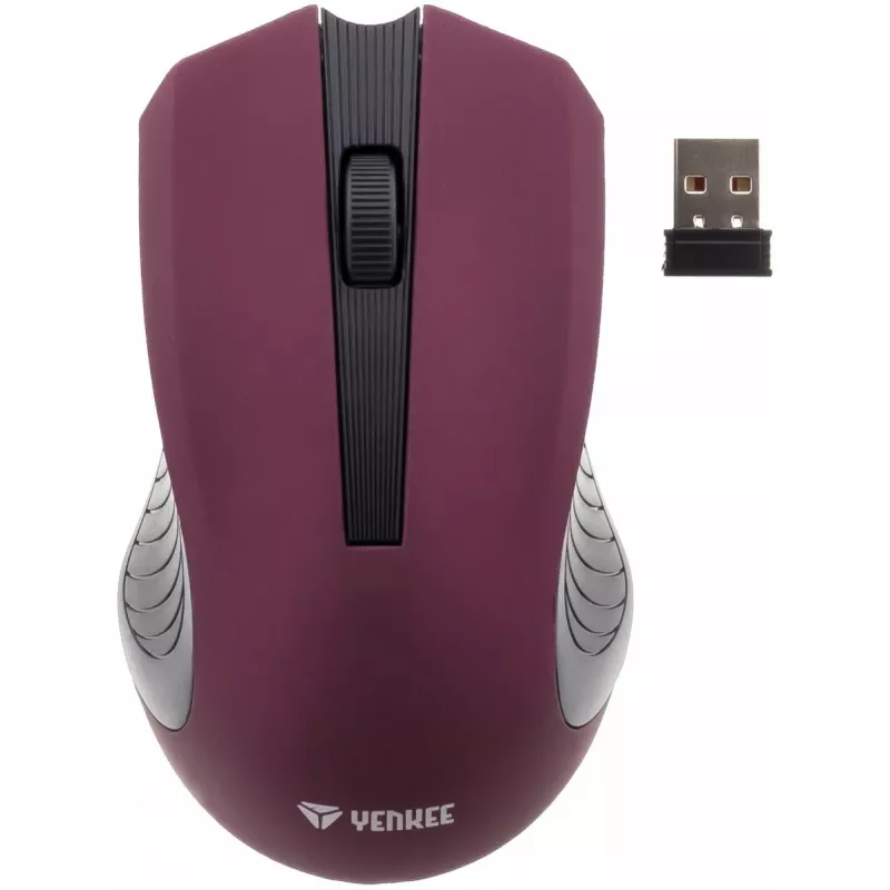 2,4 GHz optinen symmetrinen langaton hiiri, 3 painiketta, violetti