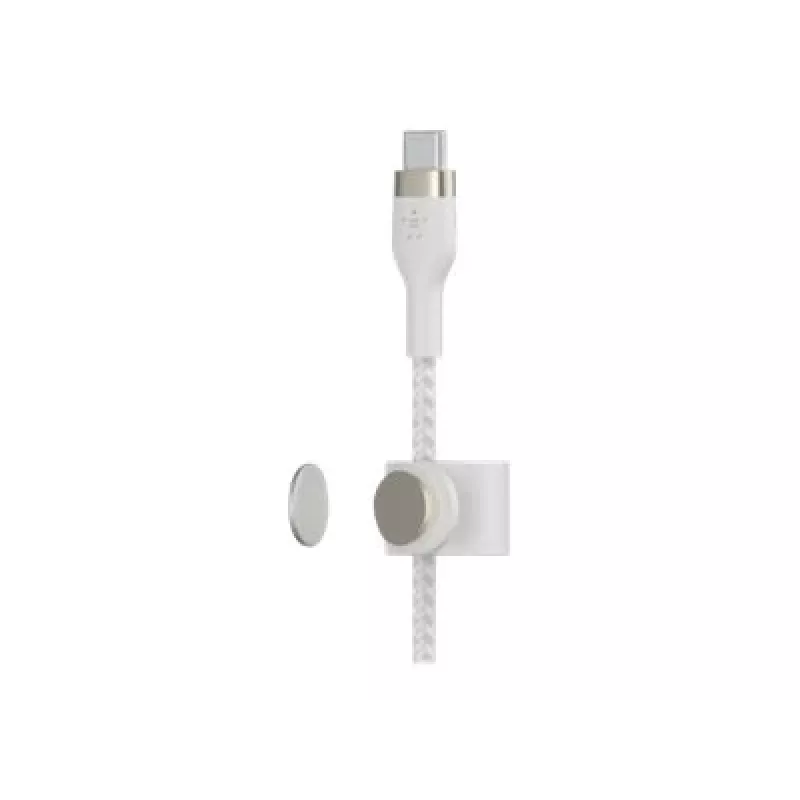 Belkin BOOSTCHARGE PRO Flex USB-kaapeli 1 m USB 2.0 USB-C valkoinen (CAB011BT1MWH)