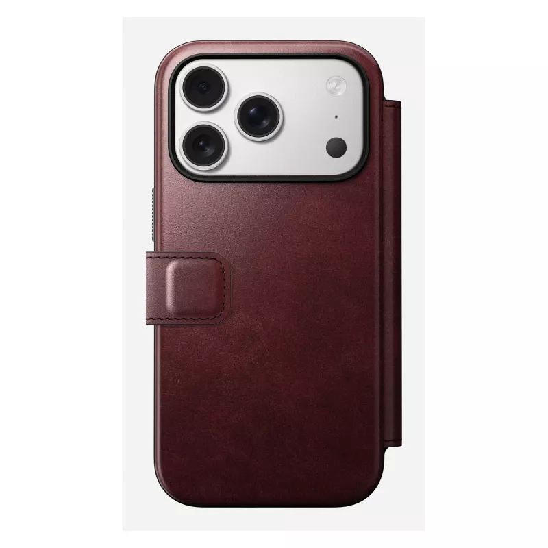 Nomad Modern Leather Folio -puhelinkotelo Apple iPhone 17 Pro, 6,3