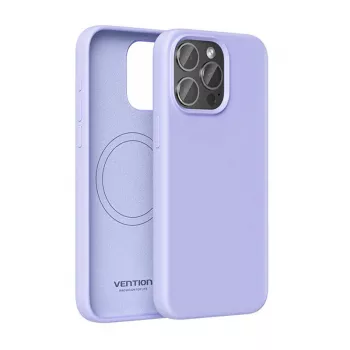 Vention Silicone Case KUFV0-40 puhelinkotelo iPhone 15 Pro Max, violetti, silikoni soft touch ohut istuvuus