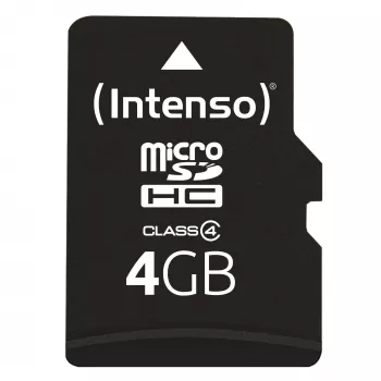 Muistikortti Intenso 4 GB MicroSDHC Class 4 3403450