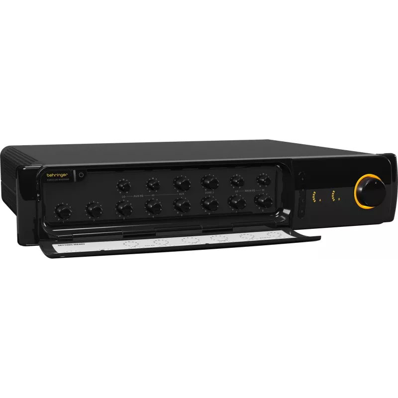 Behringer MA6000M audiovahvistin esiintymiseen/näyttämölle musta