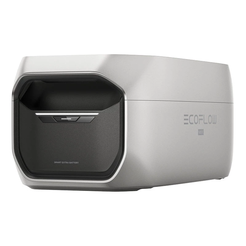 Akku EcoFlow DELTA 3 Max Plus -voimalaitokselle — LiFePO4 2 048 Wh, musta