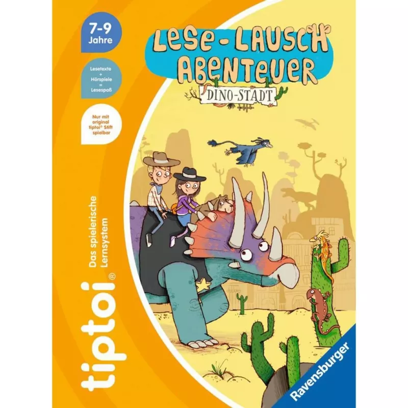 tiptoi Lese-Hör-Abenteuer: Dino Stadt, oppimiskirja