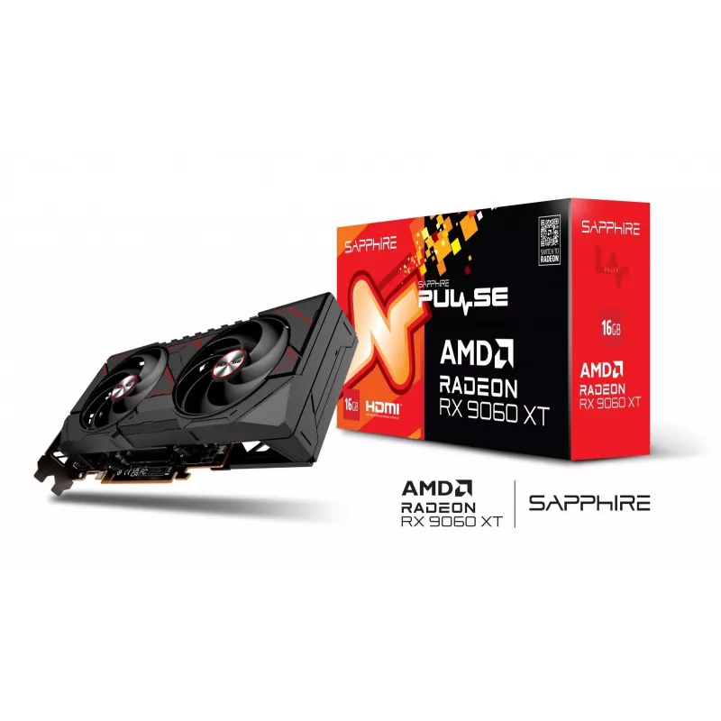 SAPPHIRE PULSE Radeon RX 9060 XT 16GB näytönohjain