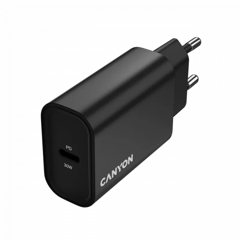 CANYON OnCharge 30CL 30 W PD seinälaturi 1-fach EU-pistoke musta