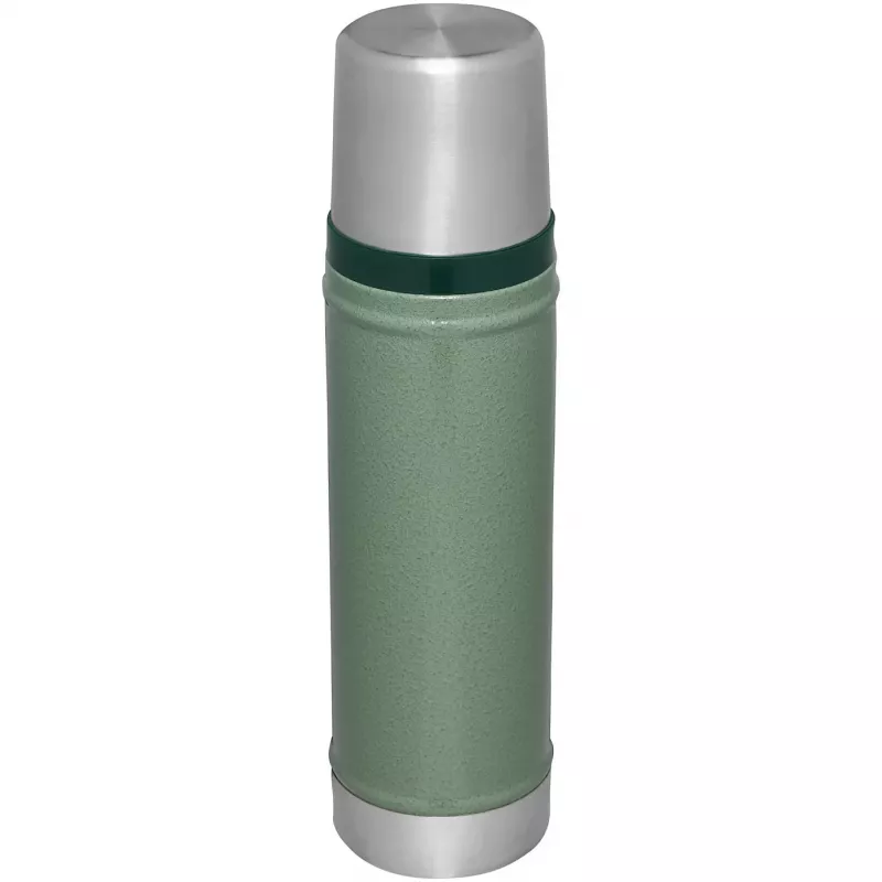 Termospullo STANLEY The Legendary Classic Bottle 0,6 l vihreä – tyhjiöeristetty pullo, 600 ml