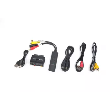 Gembird UVG-002 audio/kuvakaappari (composite-video/stereo RCA/SCART-S-Video, USB 3.0)