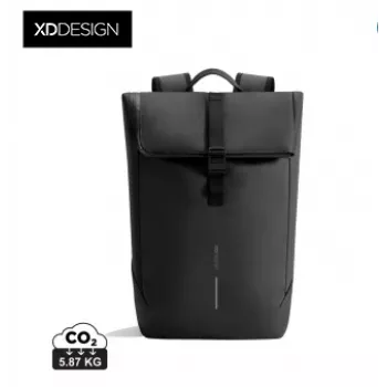 XD Design Urban vedenkestävä läppäkansi-reppu - kerma/musta