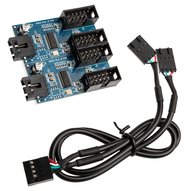 USB 2.0 -keskitin Akasa AK-CBUB64-30BK 1-4-porttinen USB 2.0