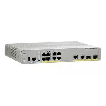 Cisco - Catalyst 2960CX-8TC-L - kytkin - hallittava - 8 x 10/100/1000 + 2 x SFP + 2 x 10/100/1000 (Uplink) pöytämalli rack-asennettava