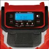 TC-RA 18 Li BT - Solo, työmaaradio punainen/musta, Bluetooth, ilman akkua ja laturia