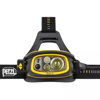 Petzl Duo S -otsalamppu musta keltainen