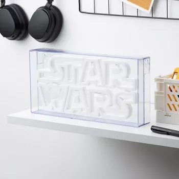 LED-neonvalo Paladone Star Wars Design PP13123SW – koristeellinen LED-kyltti seinälle tai hyllylle