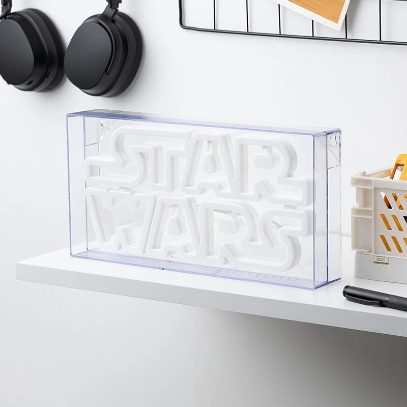 LED-neonvalo Paladone Star Wars Design PP13123SW – koristeellinen LED-kyltti seinälle tai hyllylle