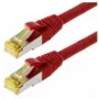 Verkkokaapeli Helos Cat 6a S/FTP 0,5 m punainen