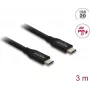 USB-koaksiaalikaapeli DELOCK 20 Gbit/s PD 3.0 60 W (malli 81708)