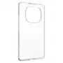 Takakansi FIXED Xiaomi Redmi Note 14 Pro 4G:lle, läpinäkyvä TPU-suojakotelo