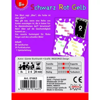 Schwarz Rot Gelb Refresh, korttipeli