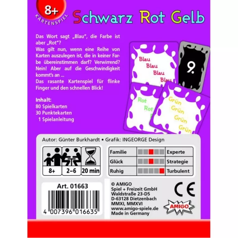Schwarz Rot Gelb Refresh, korttipeli