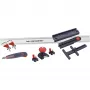 Precision-viivainpaketti Einhell-KWB LINE MASTER 800 mm ohjauskiskolla, 10 osaa