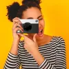 Kodak PRINTOMATIC pikakamera, 2x3 tuumaa, musta