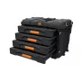 Työkalulaatikko KETER DIY ROC Pro Gear 4 Drawers Unit XL, 4 vetolaatikkoa, teknopolymeeri, 25 L