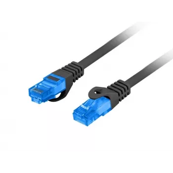LANBERG Cat6a S/FTP RJ-45 -verkkokaapeli PCF6A-10CC-0500-BK, 5 m, LSZH, 26 AWG, CCA, musta
