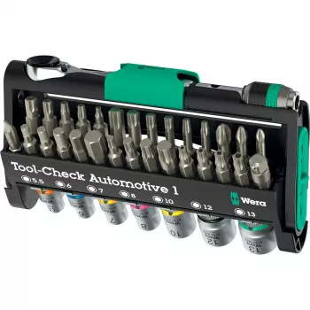 Wera Tool-Check Automotive 1 1 kpl ruostumaton teräs