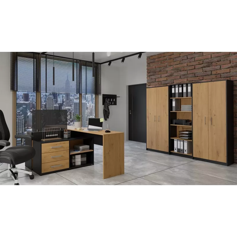 Topeshop OLIV 2D ANT/ART KPL kirjahylly