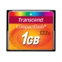 Transcend - Flash-muistikortti - 1GB - 133x - CompactFlash-kortti (TS1GCF133)